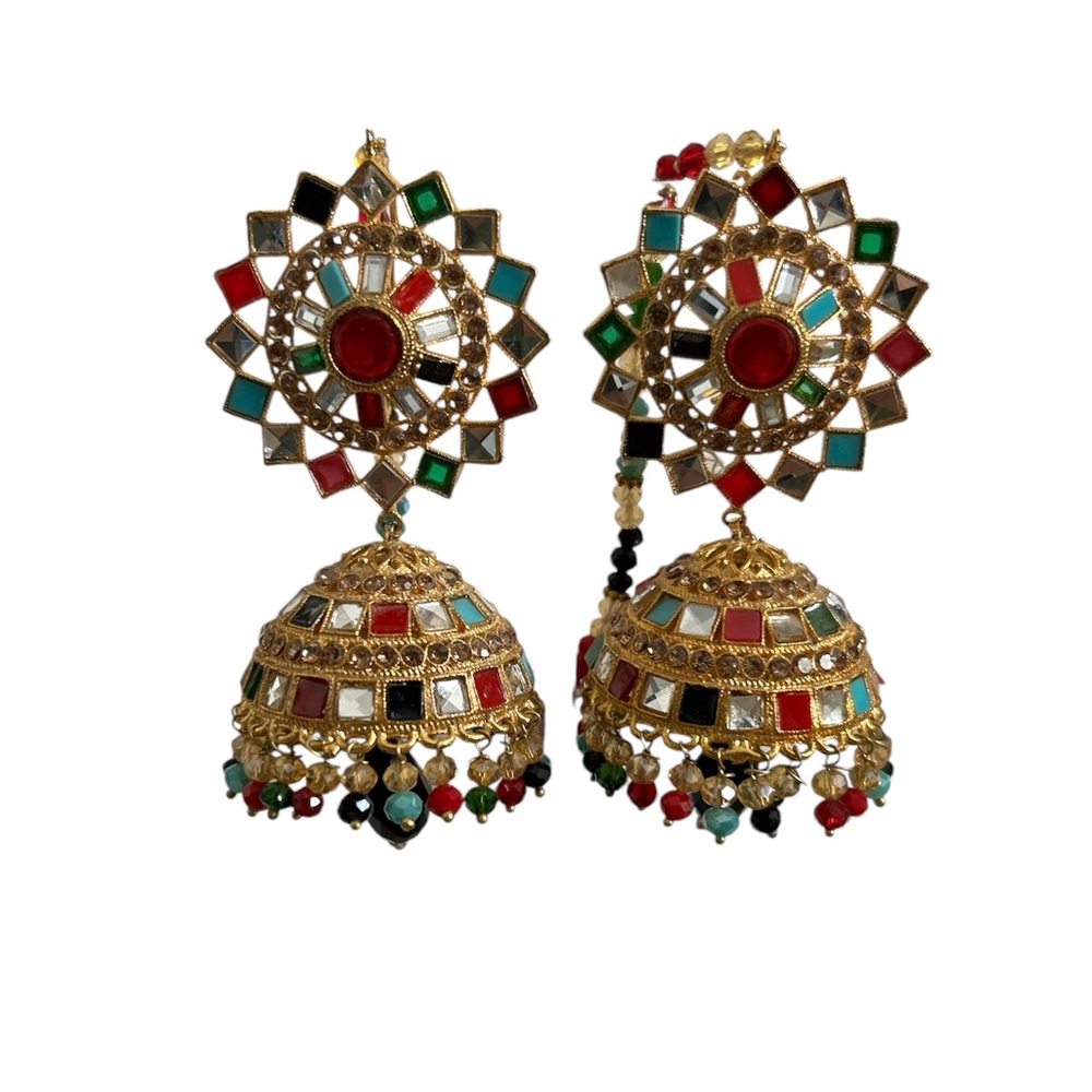 Kundan Bollywood earrings